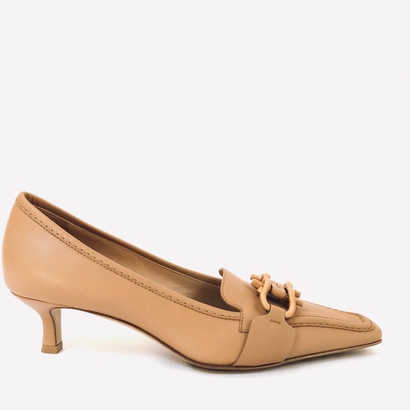 Bottega Veneta Shoes - Bottega Veneta Square Toe Kitten-Heel Loafers pump